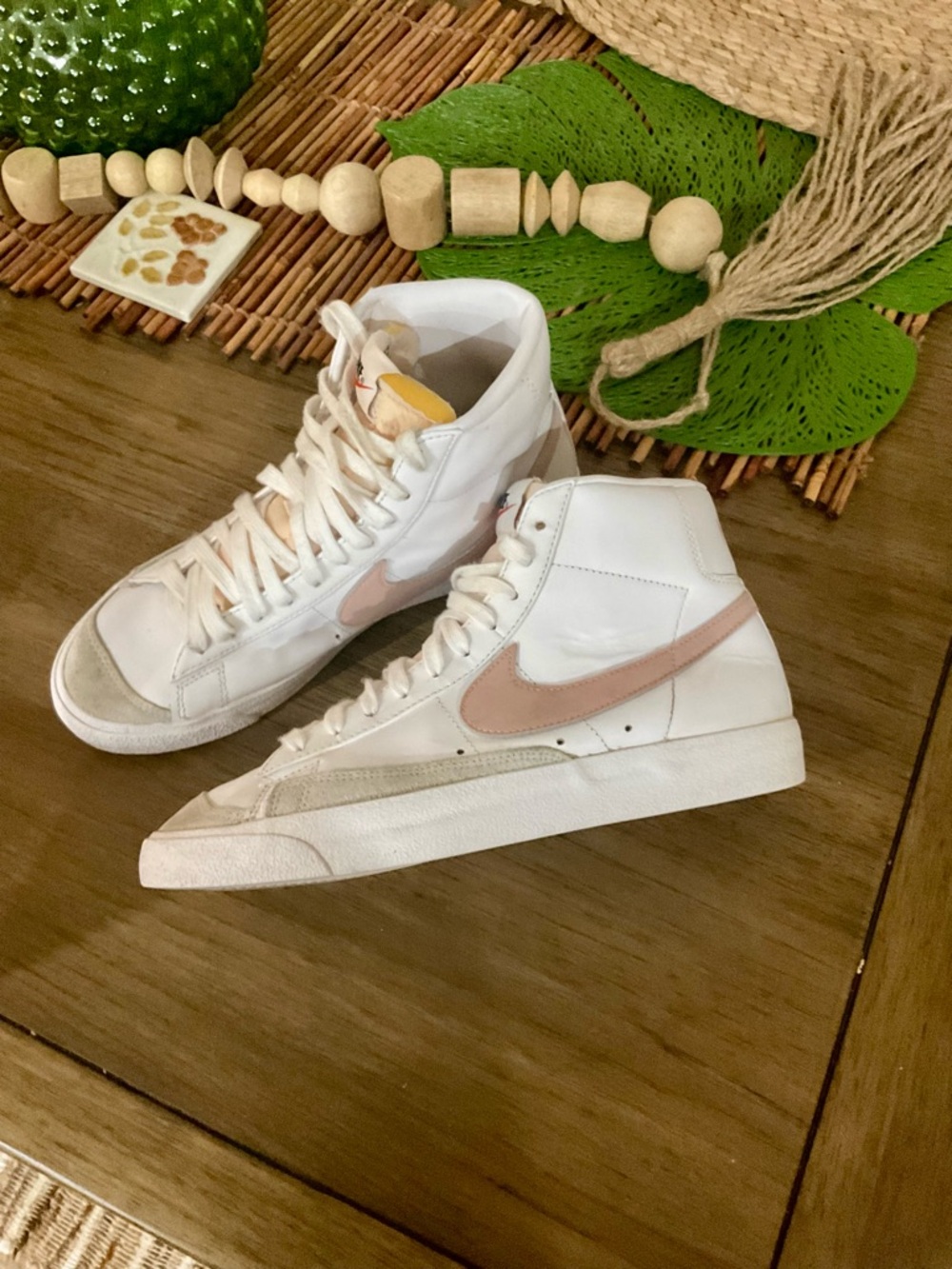 Nike Blazer Mid '77 Vintage Women's Size 9 Shoes 'White Pink Oxford'